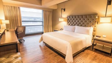 Minibar, in-room safe, desk, blackout curtains