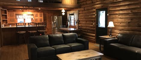 Televisión, chimenea y videojuegos