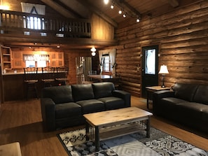 TV, fireplace, video games