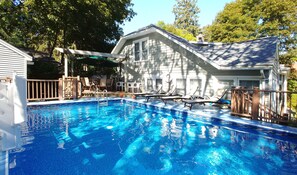 Udendørs pool, opvarmet pool