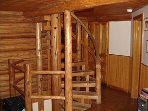 Interior - Hand Built Log Cabin in Ponderosa Forest (Columbus)