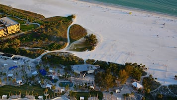 Beach nearby, sun-loungers