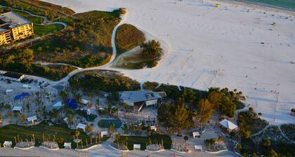 Elegant 2 BR + Den / Heated Pool / Steps to Siesta Beach