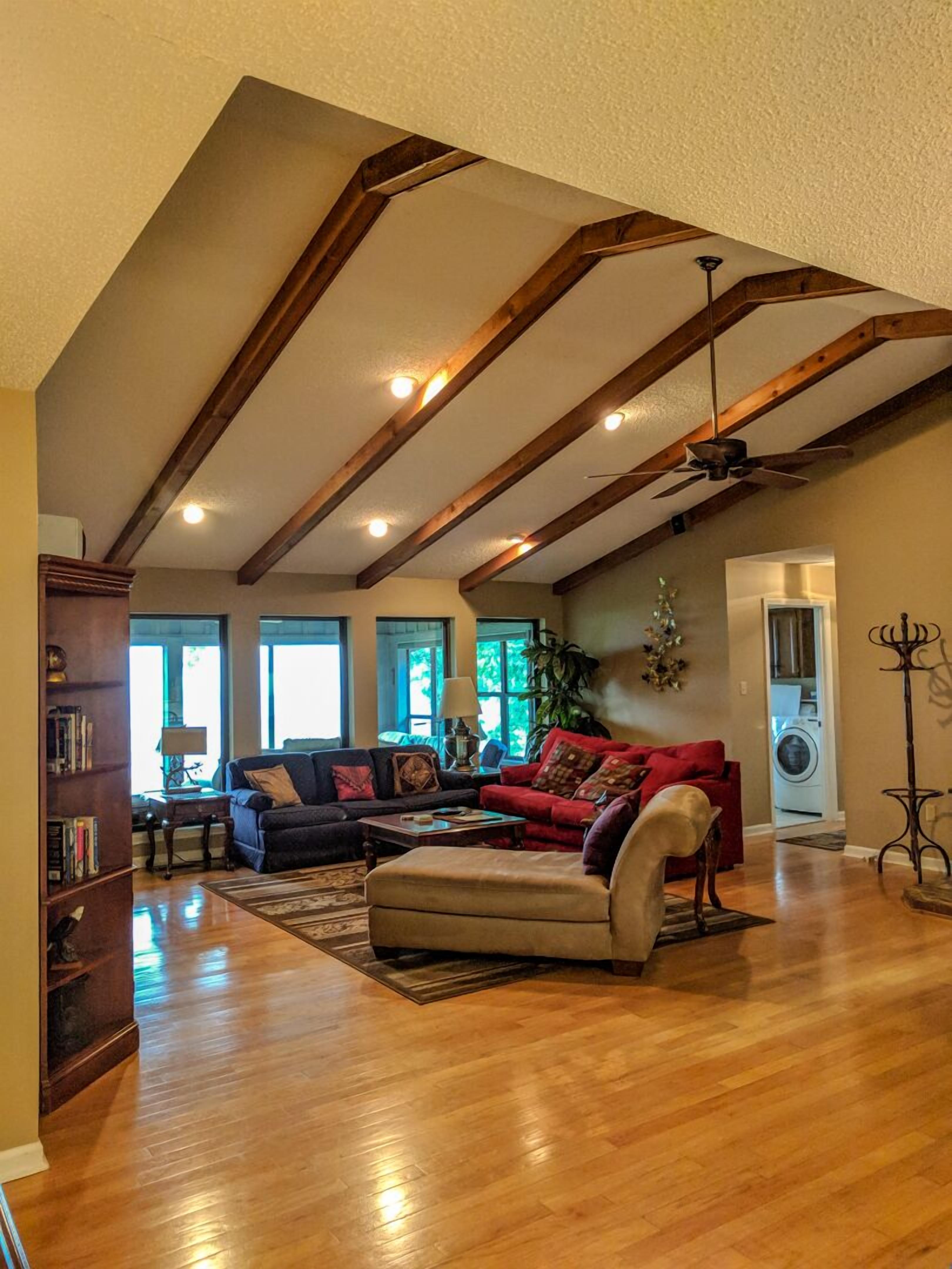 Smart TV, DVD player, books, video library