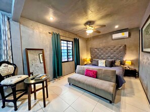 2 bedrooms, in-room safe, iron/ironing board, WiFi