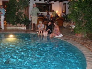 Indoor pool, outdoor pool