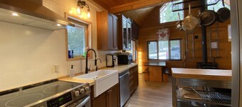 The ONLY sled-in-sled-out Log Chalet at Eagle Pass