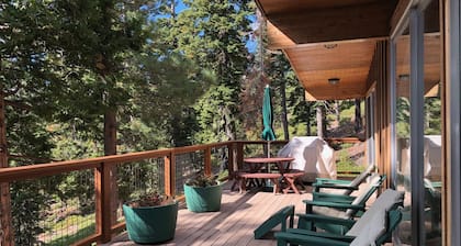 Tahoe City Cabin~Spectacular Lake View! Walk to Lake and City * WIFI*