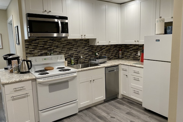 Kitchen in common area.
