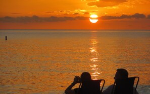 Beach nearby, sun-loungers