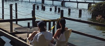 Lake front unit #6 right by the water