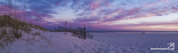 On the beach