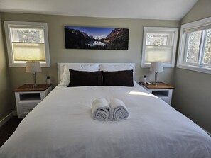 2 bedrooms, hypo-allergenic bedding, in-room safe, desk