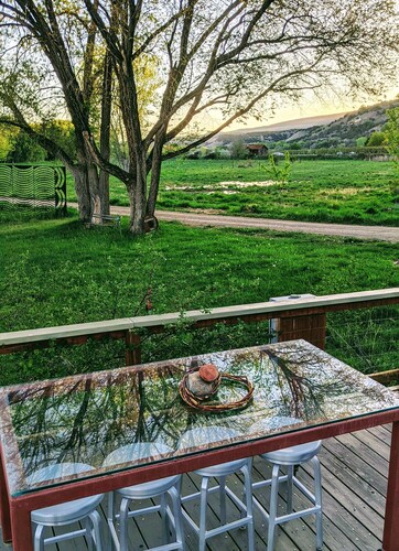 Visit award winning wineries in our valley in tricked out Yurt on the NF River.