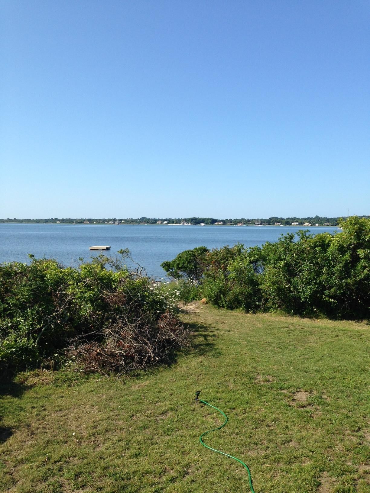 family home with private beach on lake montauk