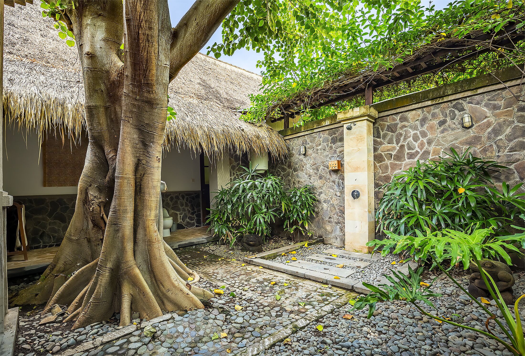 Enceinte de l’hébergement