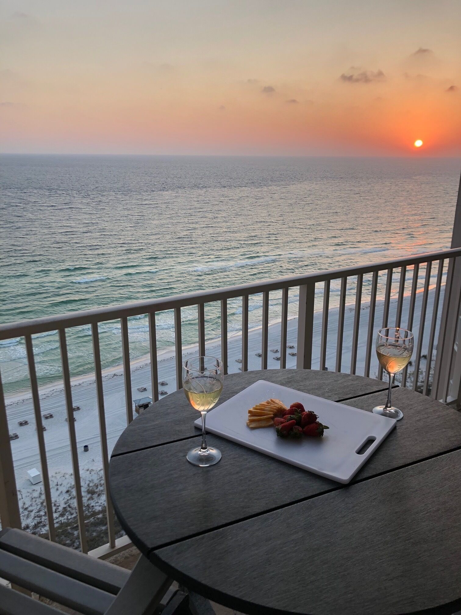 Less crowded and less money.  Fall special - save 10% off your beachfront stay