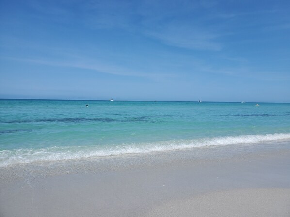 Sun loungers, beach towels