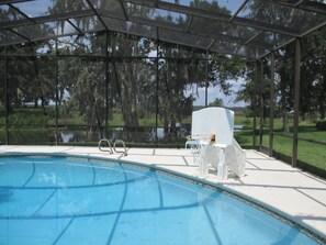 Una piscina climatizada