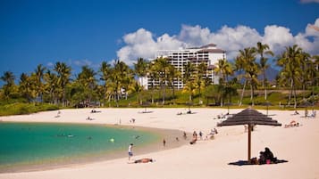 Am Strand, Liegestühle, Strandtücher