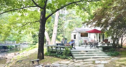 Waterfront Blue Ridge Cabin on Piney River, Wi-Fi, Fishing, Near Wintergreen