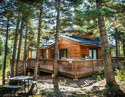 Sit on Your Deck in an Alpine Forest & Next to Mountain Stream