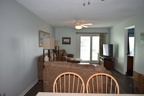 Smart TV, DVD player, books