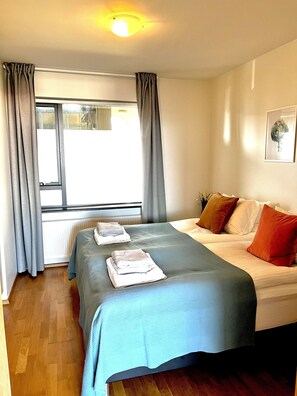 1 غرفة نوم وواي فاي مجانًا وملاءات أسرّة