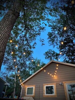 Exterior detail - Relaxing Lakefront Cabin, Family + Lake + Dock + Sunset + Be Here, All Year Fun! (Watertown)
