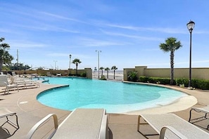 Indoor pool, outdoor pool