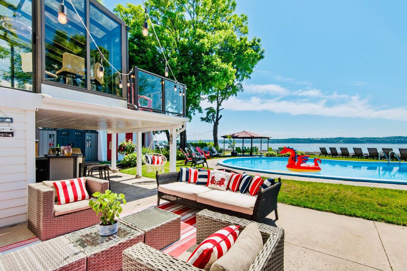 Außenpool, beheizter Pool