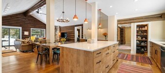 Renovated log home.  Private setting close to skiing, National Parks and Jackson