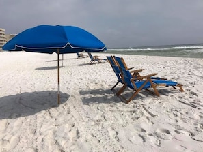 On the beach