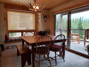 Dining - Ski In/Ski Out, 3 BR/3BA  Condo, Hot Tub, Fireplace in Big Sky Mountain Village (Big Sky)