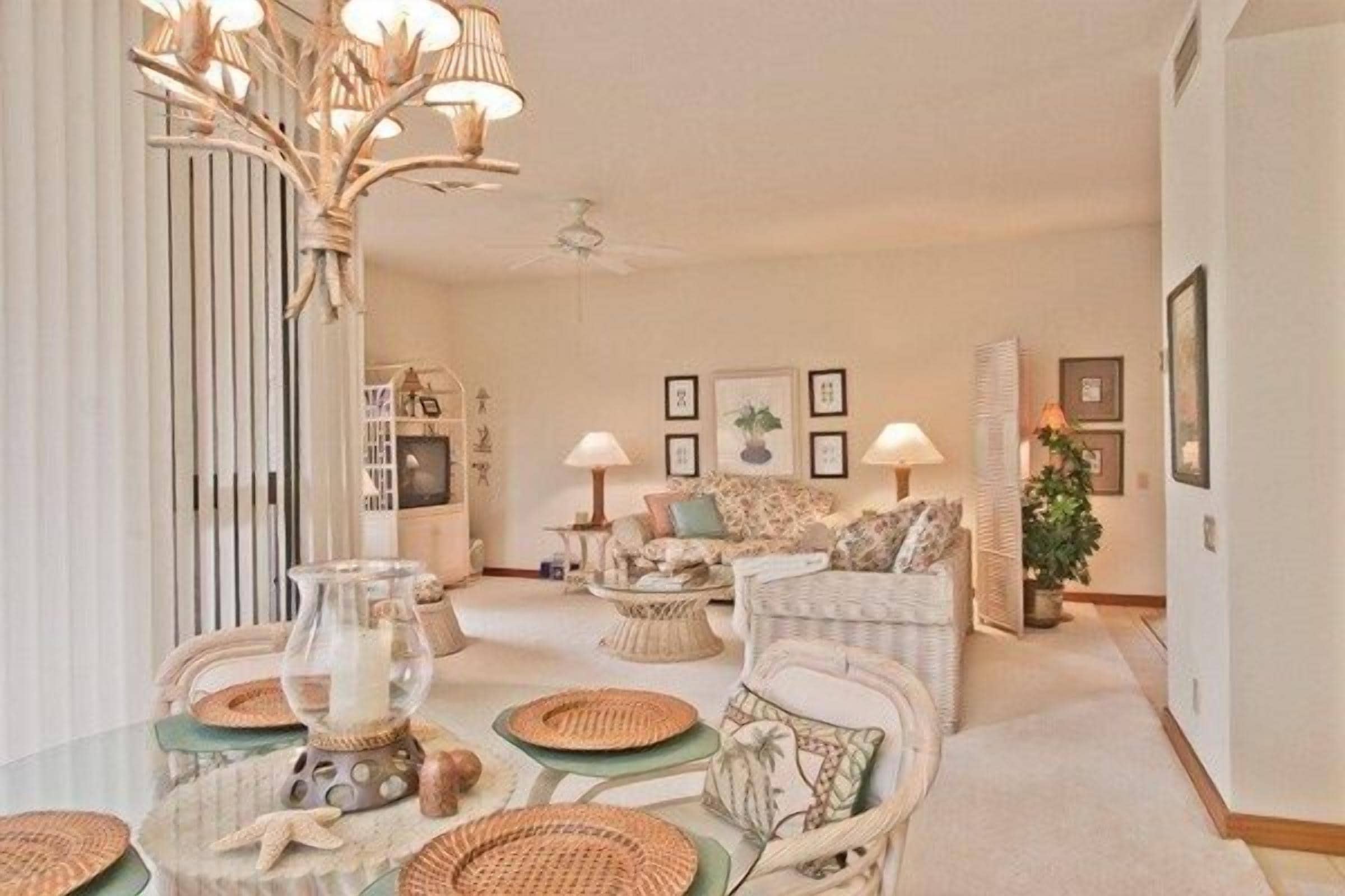 Smart TV, DVD player, books, stereo