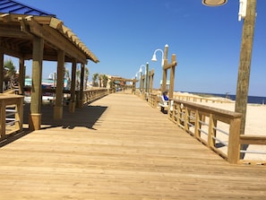On the beach