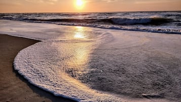 On the beach