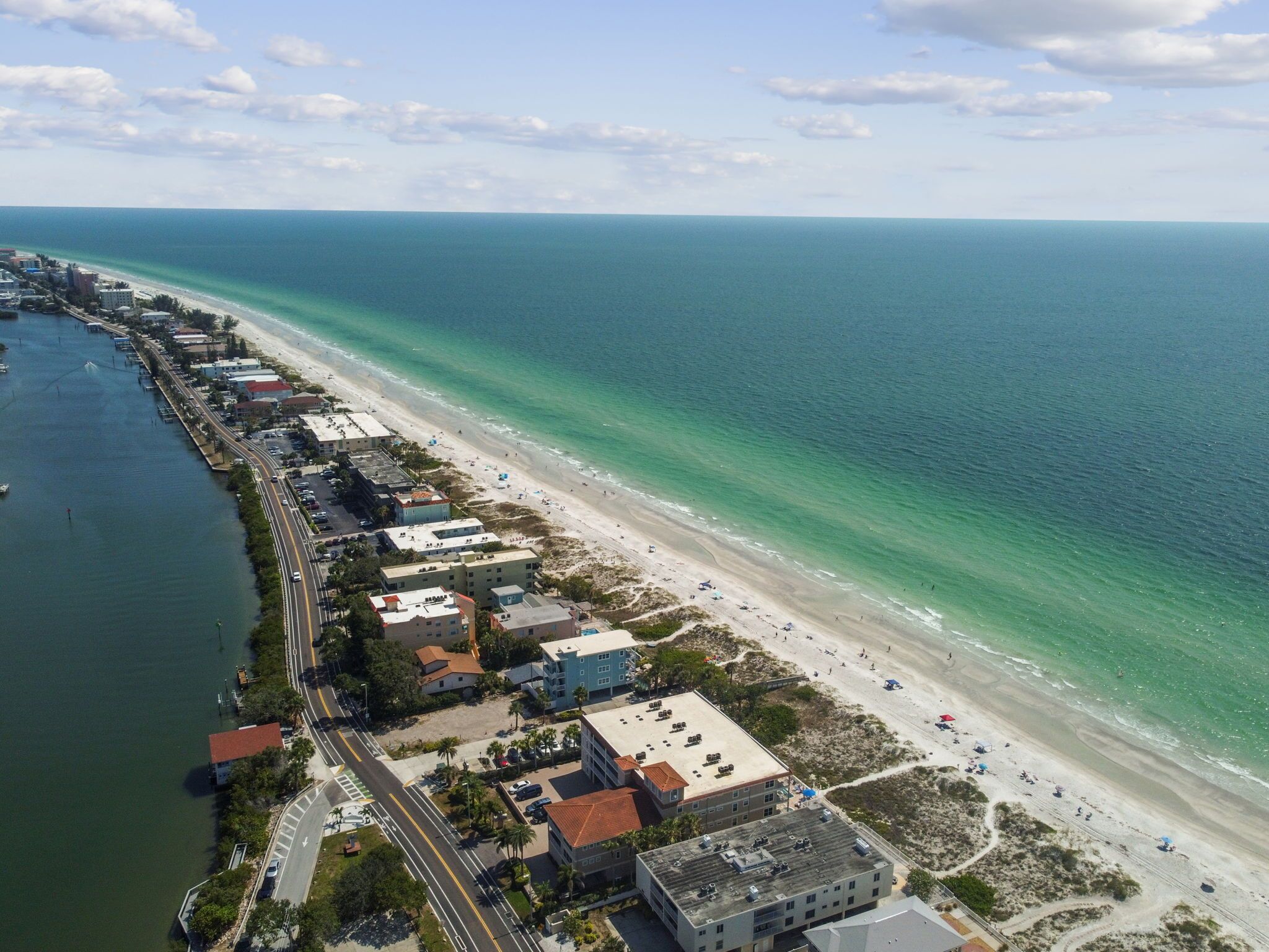 On the beach, beach towels