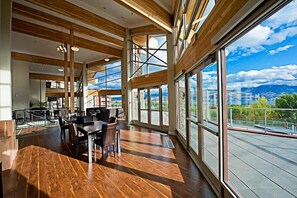 Blick von der Unterkunft