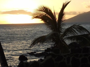 Beach nearby, sun loungers, beach towels