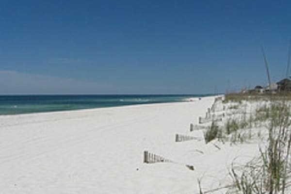 Our beach on the Gulf of Mexico