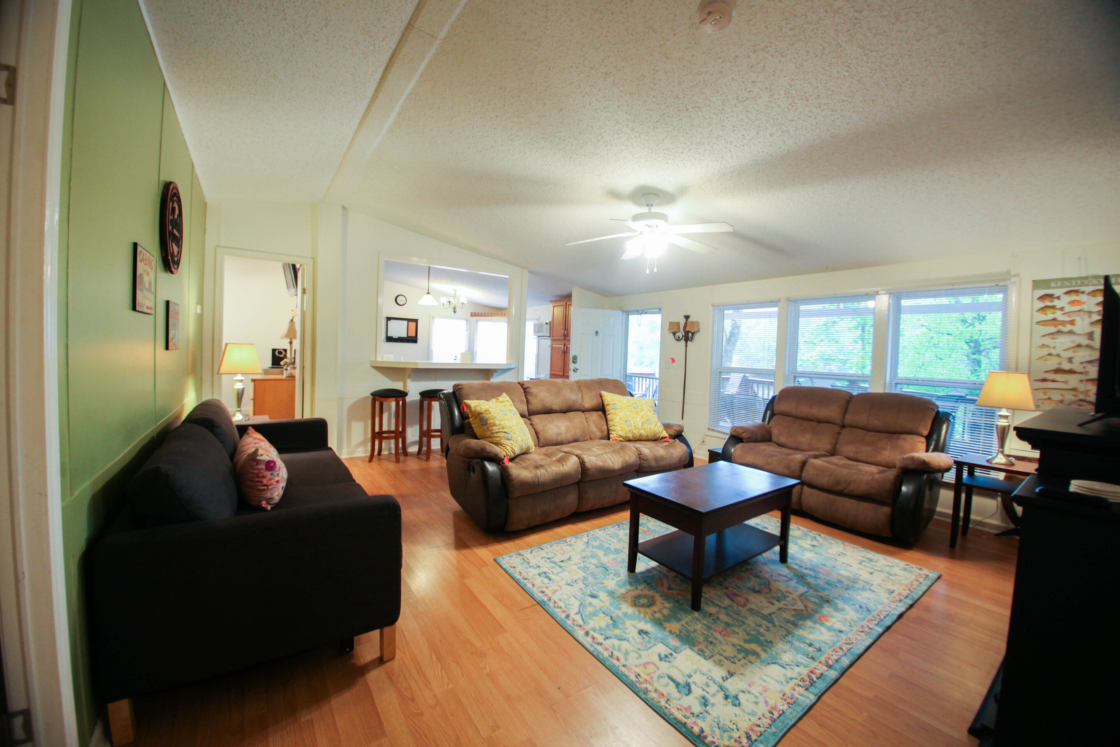 TV, fireplace, DVD player