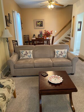 Smart TV, DVD player, books