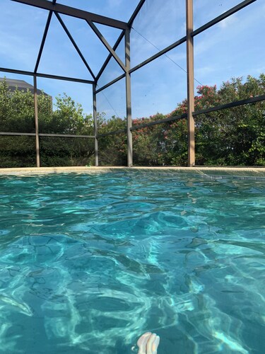 4 Bedroom 3 bathroom Executive Villa. Gorgeous view from the pool deck. 