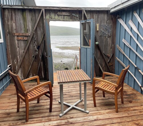 Joe's Studio on Tomales Bay, Bleu Bay Cove, Marshall, Pt Reyes National Park