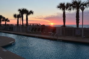 Indoor pool, outdoor pool