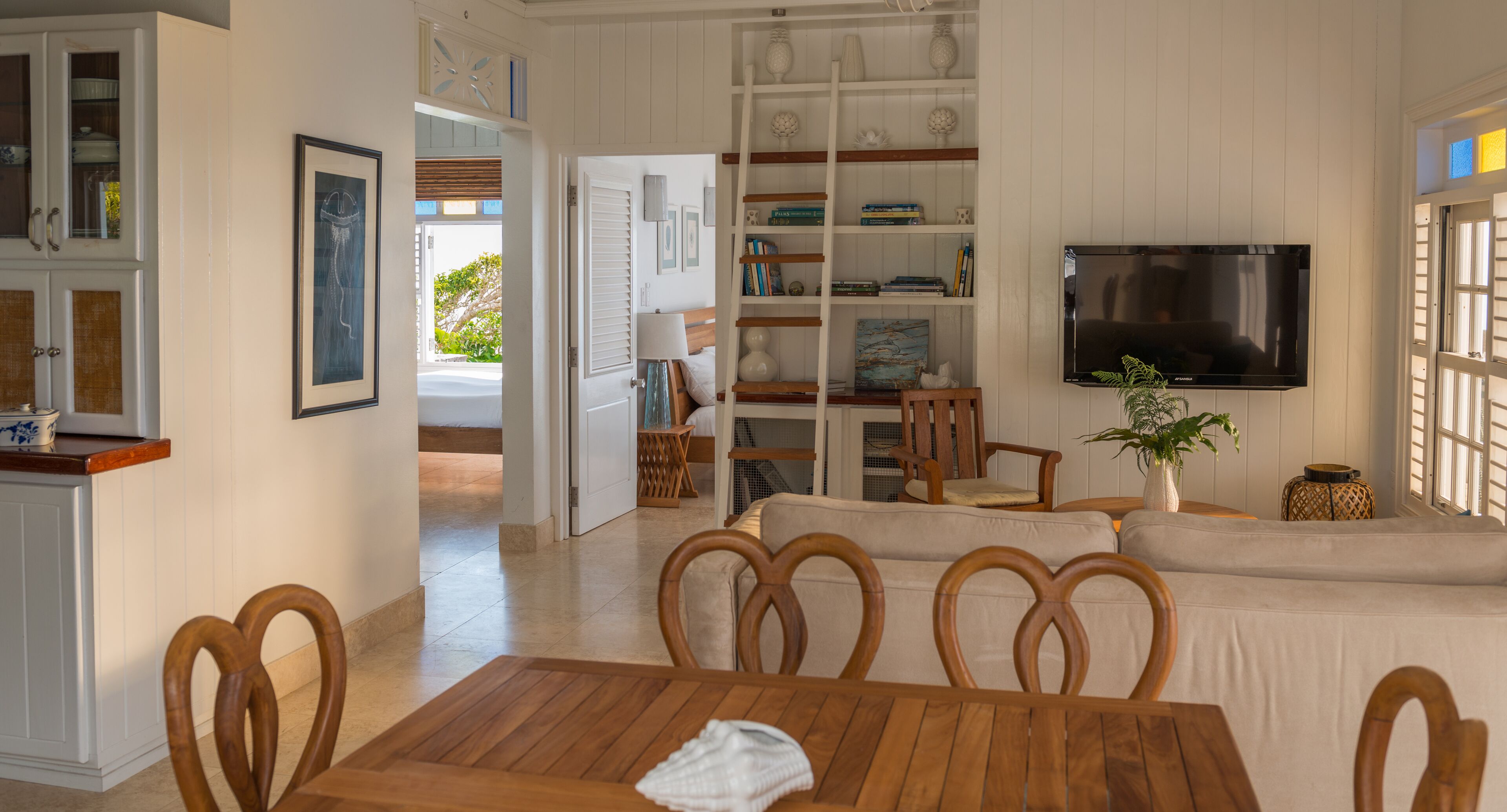 Smart TV, books, stereo, computer monitors