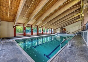 Indoor pool, outdoor pool