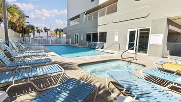 Indoor pool, outdoor pool