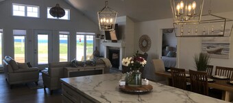 Nearly new  three bedroom beach house on beautiful beach .